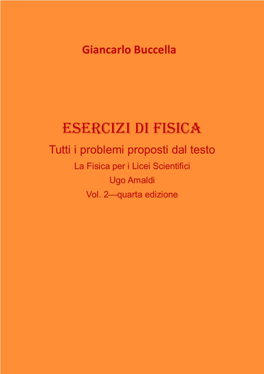 copertina libro esercizi Amaldi 2